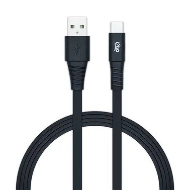 Cabo USB-C I2GO 1,2m 2,4A PVC Flexível Flat - i2go