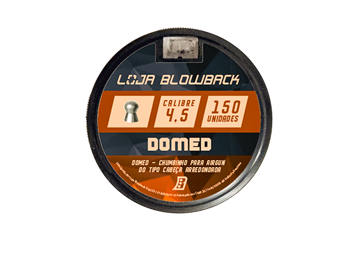 Chumbinho 4.5mm Domed P/ Carabina 450un + Luneta Rossi 4x20