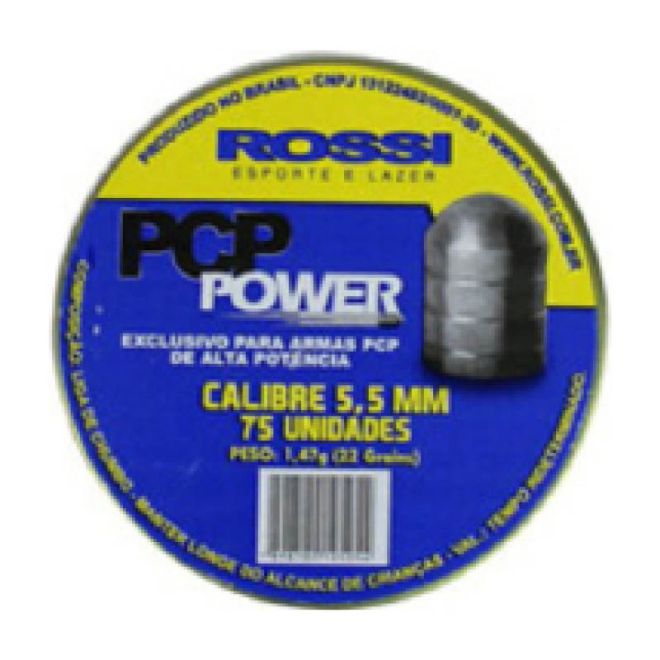 Chumbinho PCP Power - Cal 5,5mm 75 un