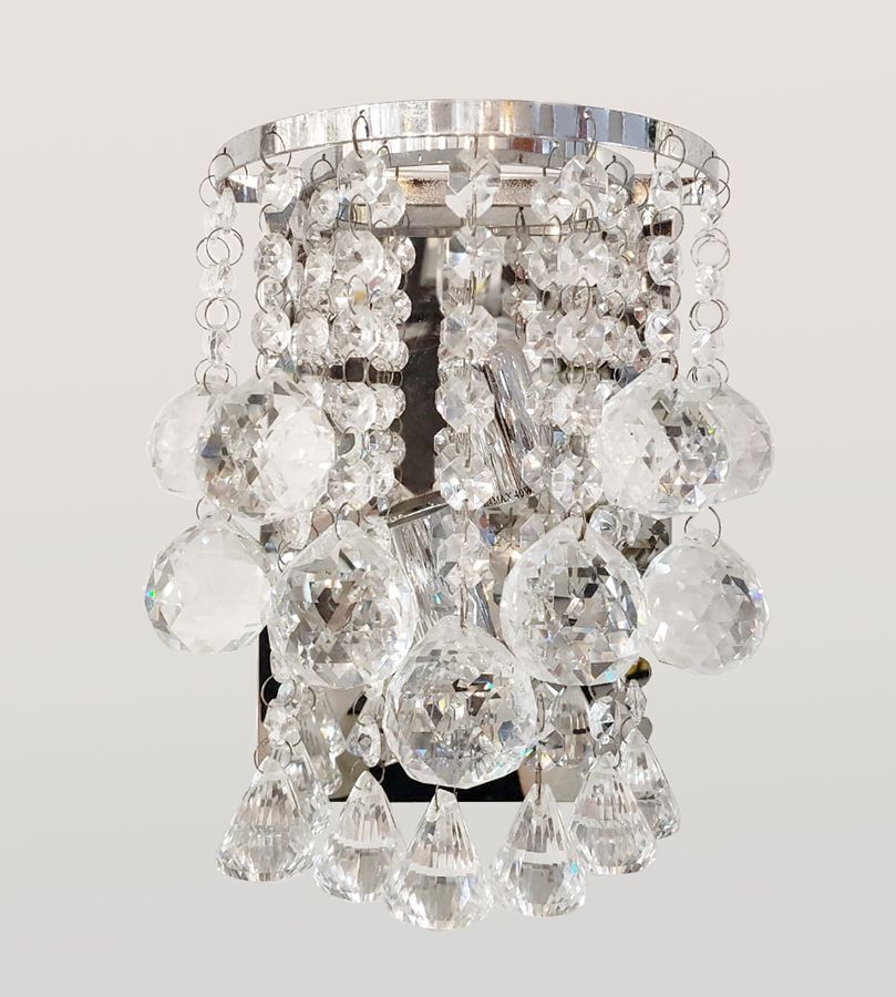 Arandela de Cristal Legítimo K9 Transparente / Luxuoso / Moderno