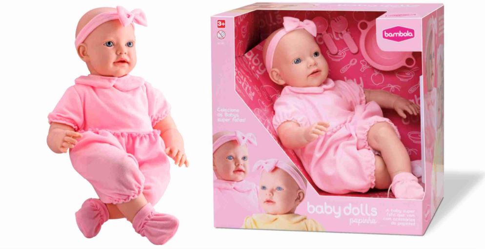 Boneca Baby Dolls Papinha - Bambola