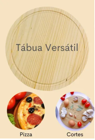Tabua redonda de bambu gourmet- Dubai