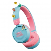 Fone de Ouvido Infantil JBL JR310 Bluetooth Azul Rosa com Microfone para Criança Sem fio JR310BT