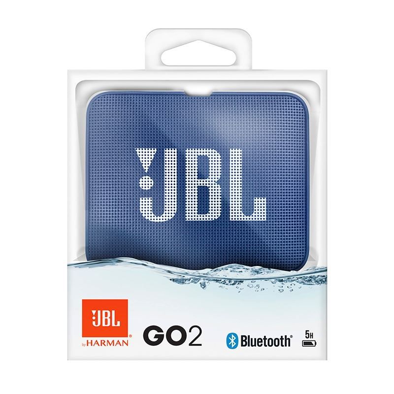 Caixa de Som Bluetooth JBL GO 2 Blue  Azul à Prova D'água