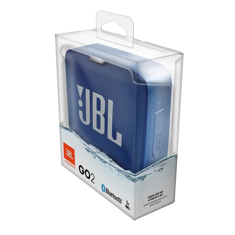 Caixa de Som Bluetooth JBL GO 2 Blue  Azul à Prova D'água