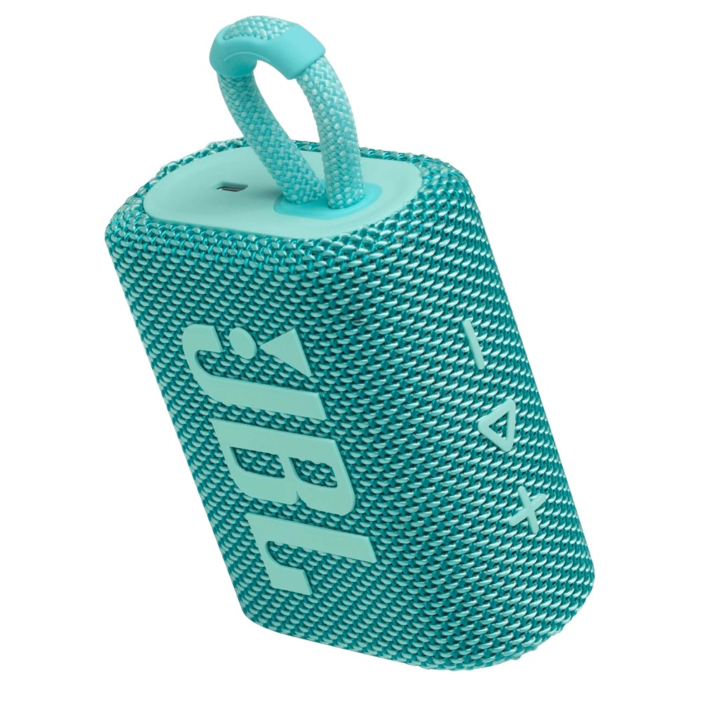 Caixa de Som JBL GO 3 Verde Teal Bluetooth Pro Sound Original À Prova D'água Poeira IP67 JBLGO3TEAL