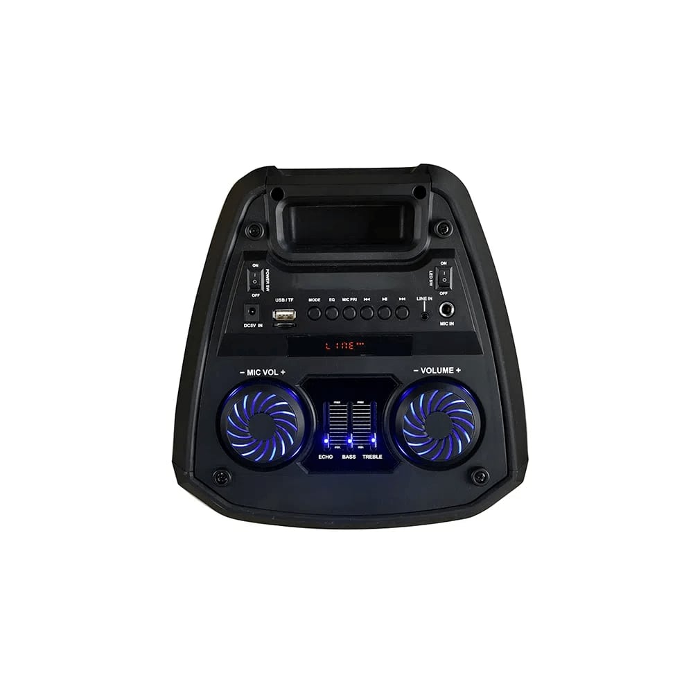 Caixa de Som Multilaser Neon X SP379 Bluetooth Entrada USB Micro SD AUX Rádio FM MP3 Troca de Pasta