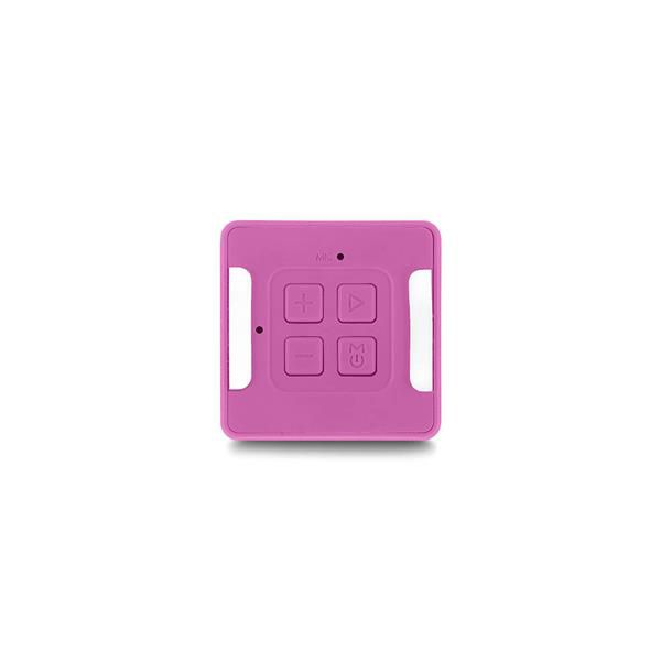 Caixa de Som Multilaser SmarTo GO SP307 Rosa Cubo Speaker Bluetooth com Entrada para Cartão Micro SD