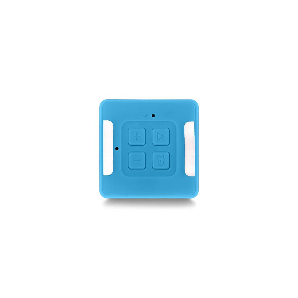 Caixa de Som Multilaser SmarTo GO SP308 Azul Cubo Speaker Bluetooth com Entrada para Cartão Micro SD