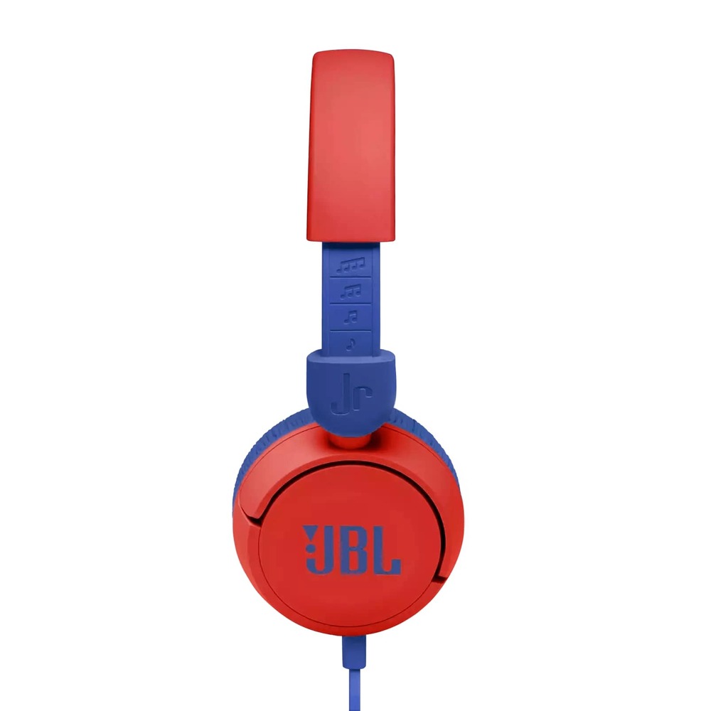 Fone de Ouvido Infantil JBL JR310 Vermelho Azul com Microfone Limitador de Volume 85dB para Criança