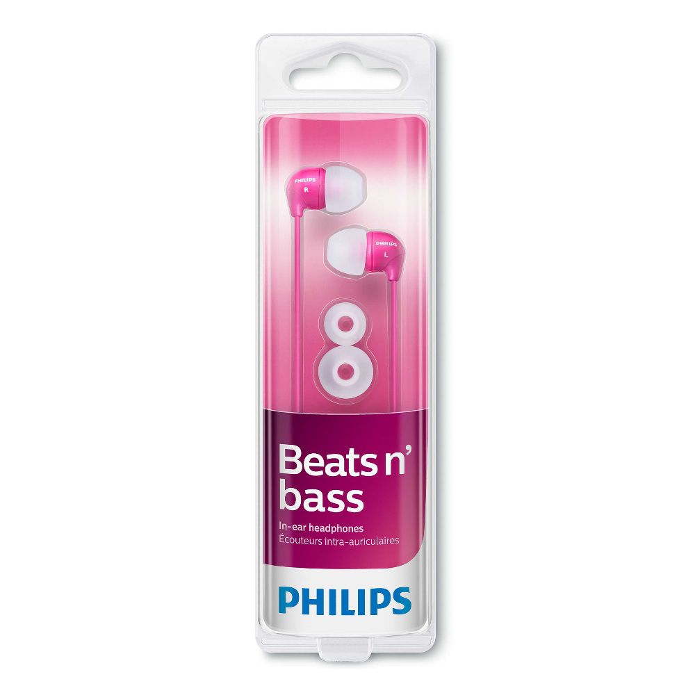 Fone de Ouvido Intra-auricular Philips SHE3590 Rosa