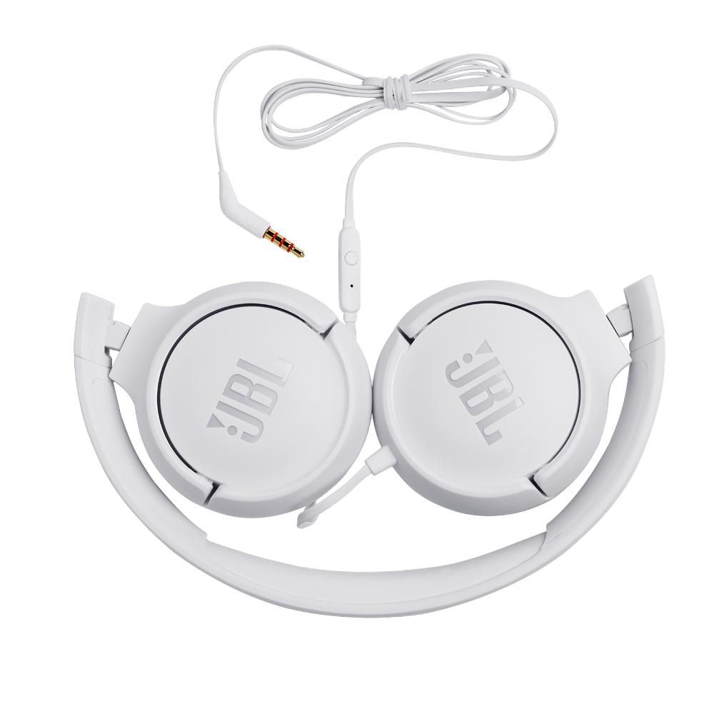 Fone de Ouvido JBL Tune 500 Branco Headset Headphone com Microfone