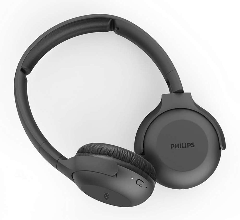 Fone de Ouvido Philips TAUH202 Bluetooth Preto Headphone Headset Sem Fio com Microfone TAUH202BK/00