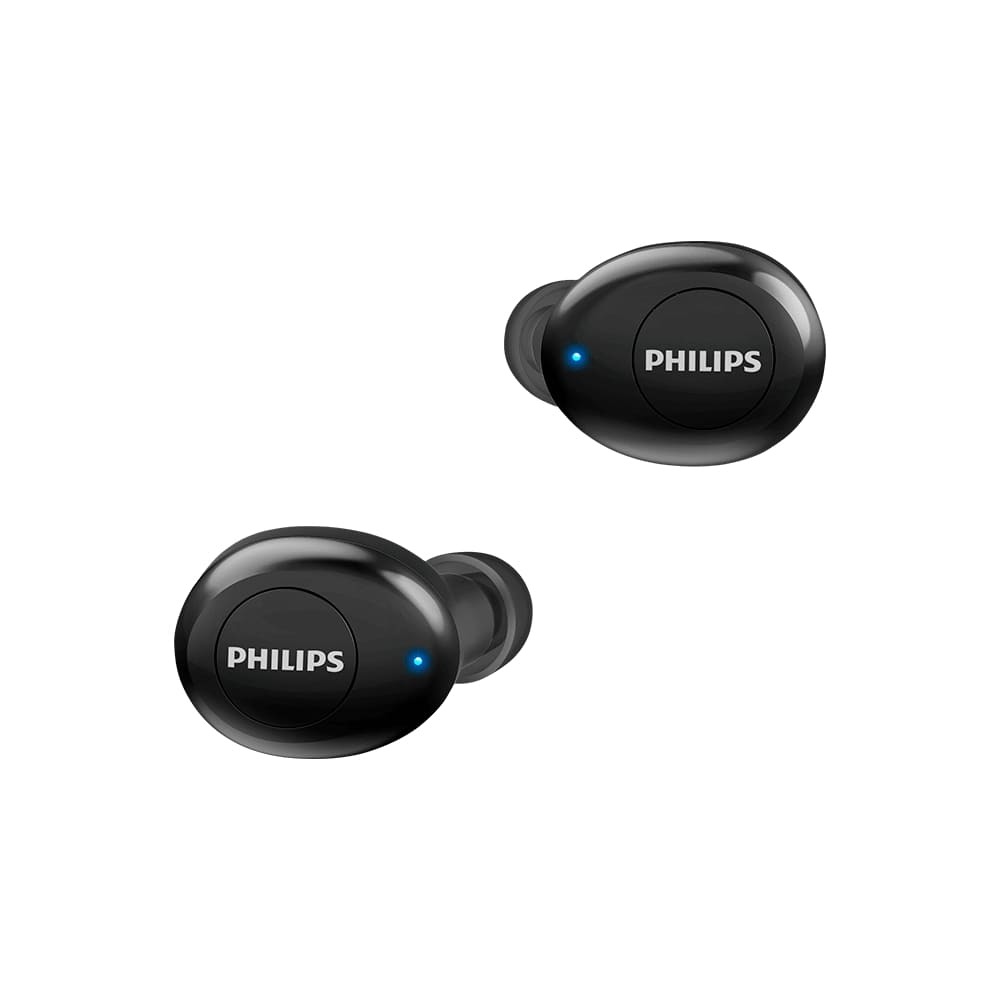 Fone de Ouvido Philips TAUT102 Preto Bluetooth 5.0 Sem Fio TWS True Wireless Stereo TAUT102BK/00