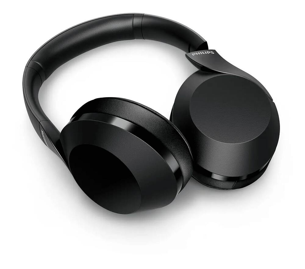 Fone de Ouvido Sem Fio Philips TAPH802 Bluetooth Preto Headphone Over Ear Hi-Res Audio TAPH802BK/00