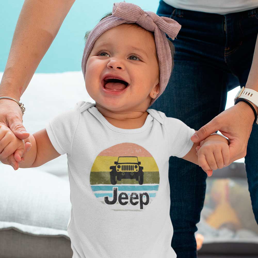 Body de Bebê Camiseta Infantil Jeep