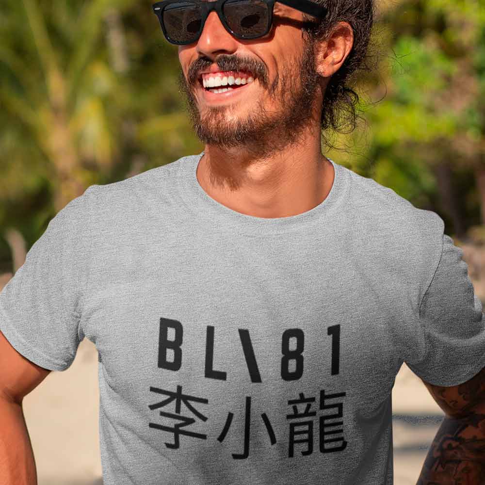 camiseta bruce lee 81 academia de kung fu