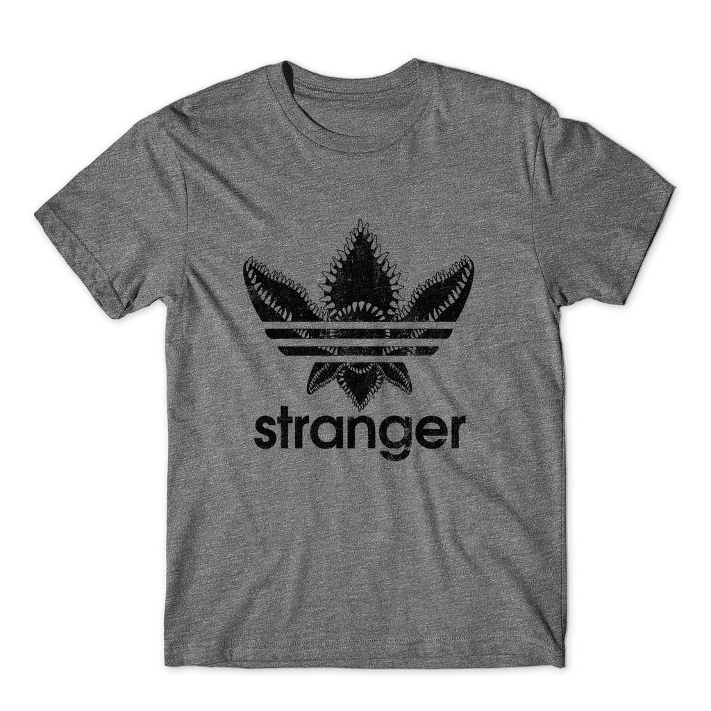 Camiseta Demogorgon Satira Adidas Stranger Things Cinza