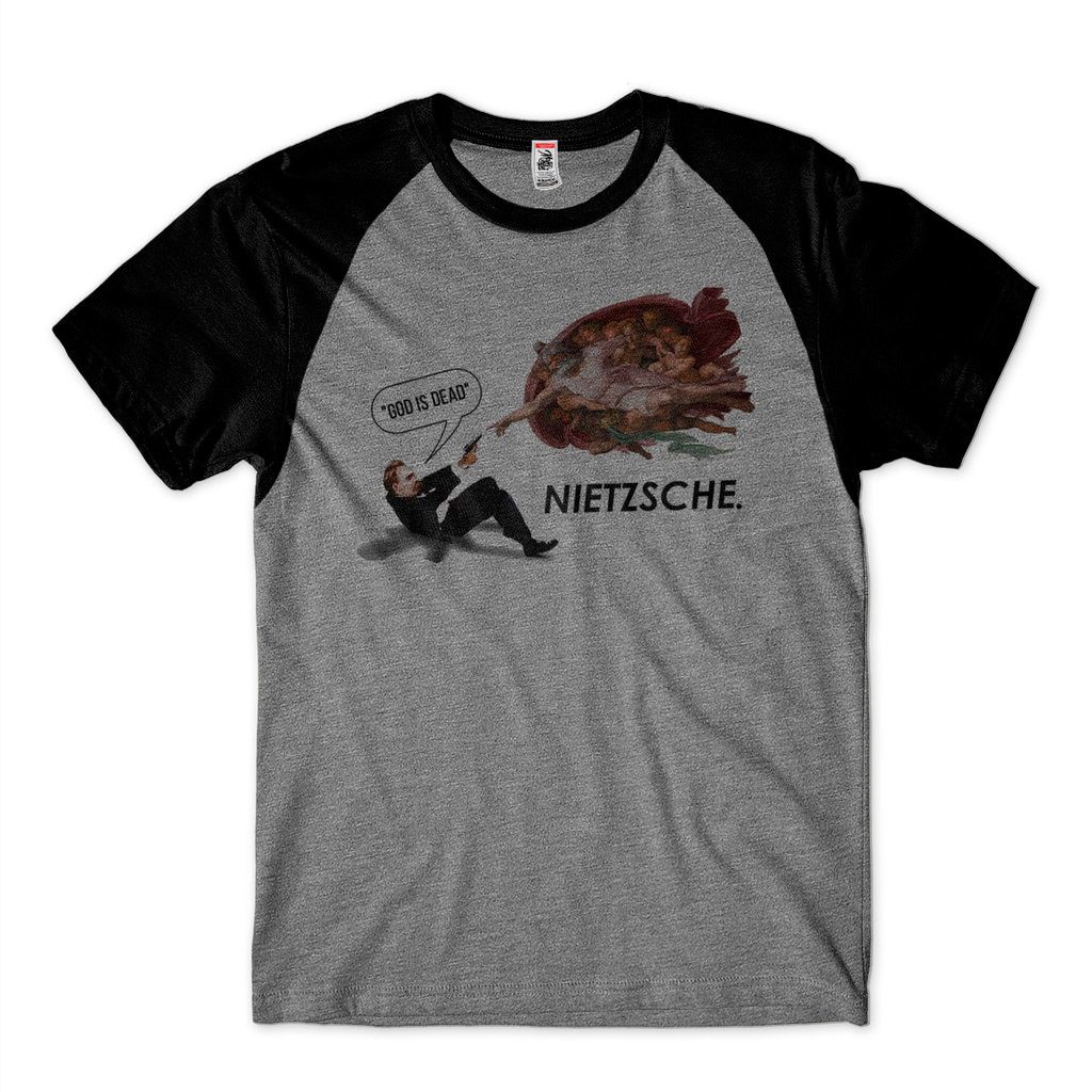 Camiseta Friedrich Nietzsche Filosofia Niilista God Is Dead
