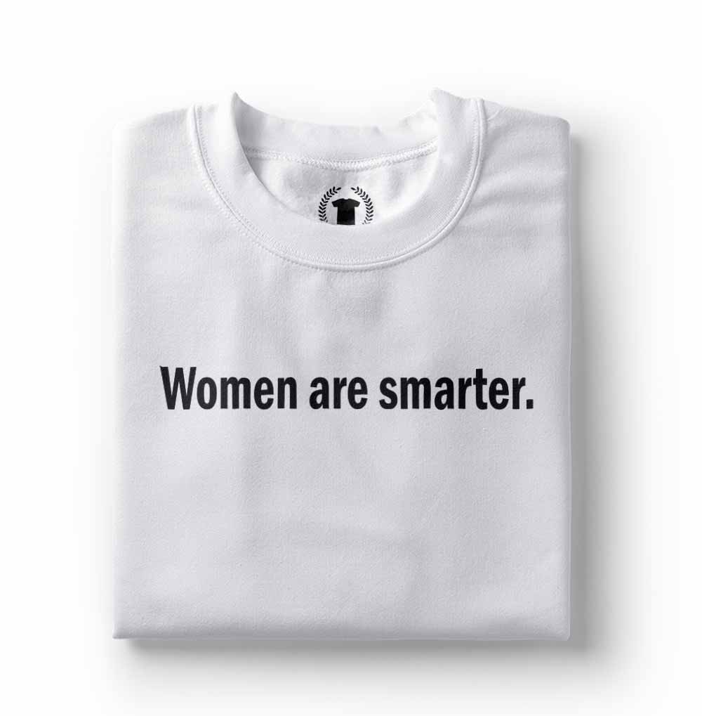 Camiseta Harry Styles Women Are Smarter Branca