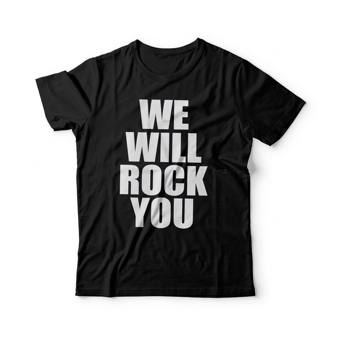 camiseta infantil rock engracada we will rock you