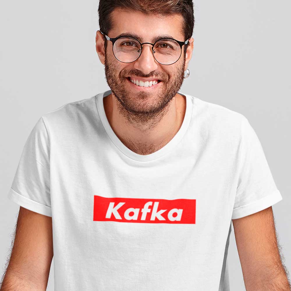 Camiseta Kafka Escritor Livro Camisa Literatura