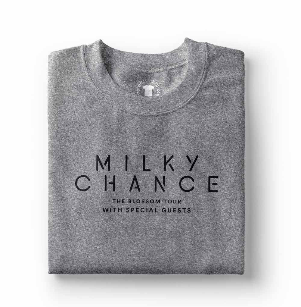 Camiseta Milky Chance the blossom tour cinza