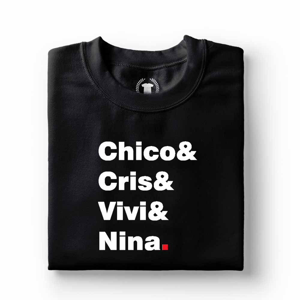 Camiseta Personalizada Chico Chris Vivi Nina Infantil