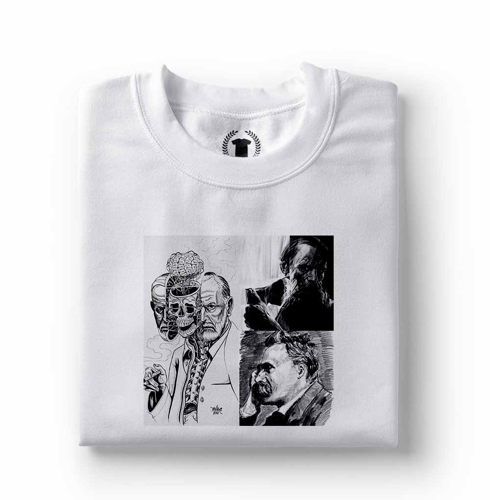 Camiseta Psicologia Freud Jung Personalizada
