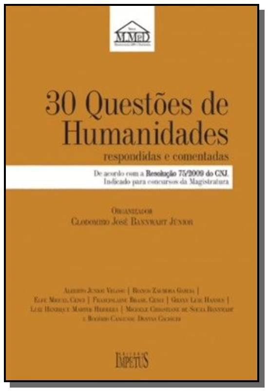 30 Questoes De Humanidades: Respondidas E Comentad