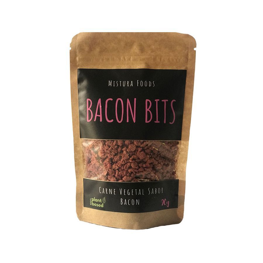 Bacon Bits Vegano Carne Vegetal Sabor Bacon Mistura Foods 90g