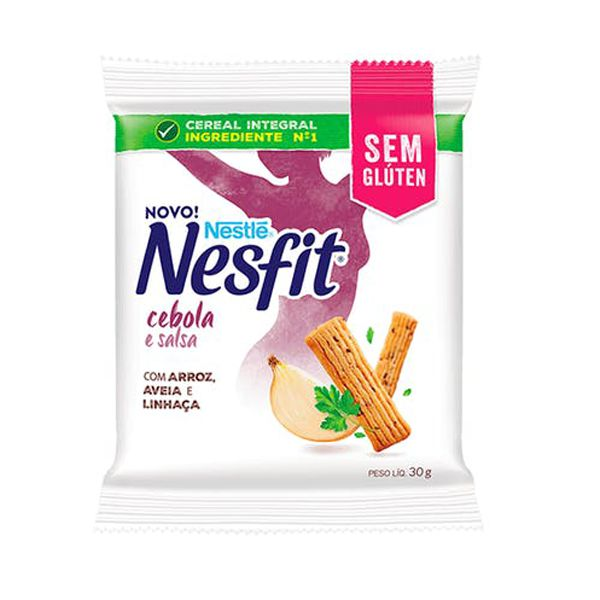 Biscoito Nesfit Sem Glúten Cebola E Salsa Nestle Unidade