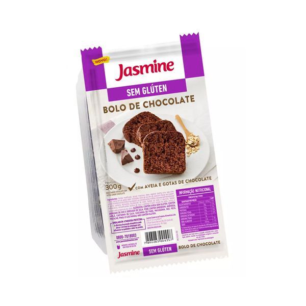 Bolo Sem Glúten Chocolate Jasmine 300g