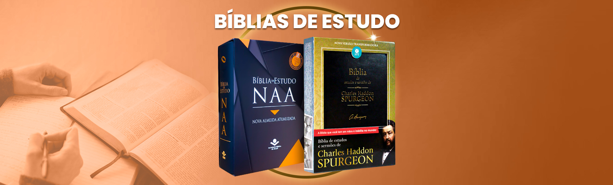 show de ofertas em bíblias de estudos da livraria cristã emmerick