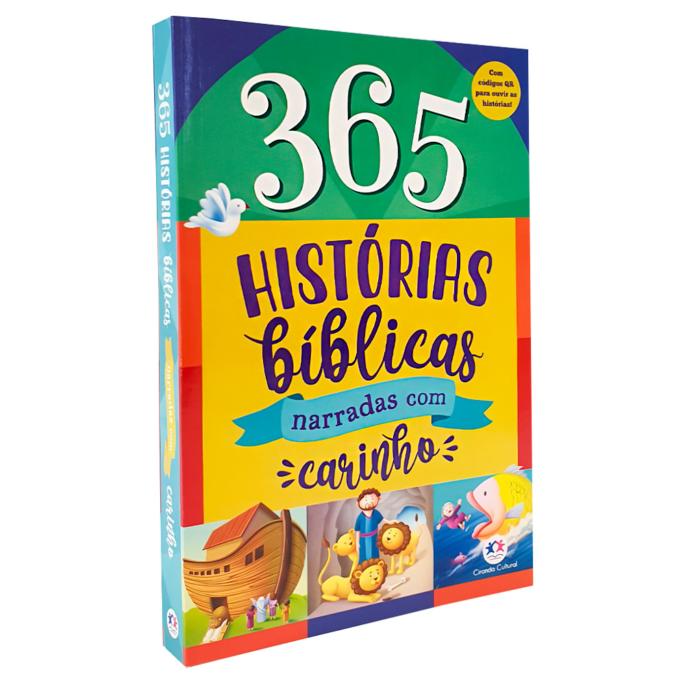 365 Histórias Bíblicas - Narradas com Carinho | Ciranda Cultural