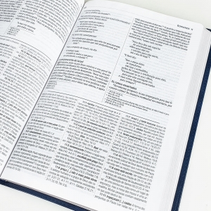 Bíblia de Estudo MacArthur NVI | Capa Luxo Azul