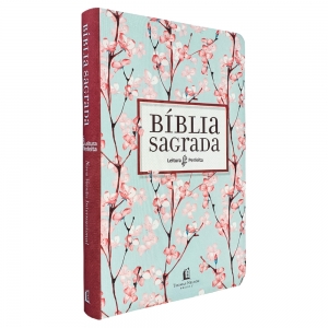 Bíblia Sagrada | NVI | Leitura Perfeita | Capa Tecido - Cerejeira