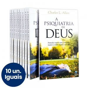 Kit 10 Livros | A Psiquiatria de Deus | Charles L. Allen