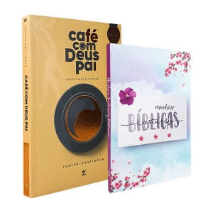Kit 2 Livros | Café com Deus Pai + Minhas Anotações Bíblicas - Aquarela