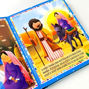 Kit 2 Livros Infantil | Minha Primeira Bíblia + 333 Histórias da Bíblia para Colorir