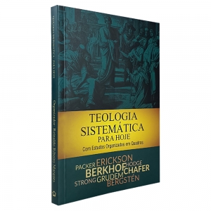 Kit Bíblia de Estudo Desafios de Todo Homem NVT - Marrom + Teologia Sistemática para Hoje