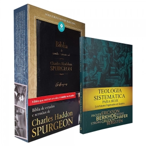 Kit Bíblia de Estudos e Sermões Charles Spurgeon NVT + Teologia Sistemática para Hoje