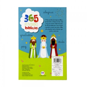 Kit Infantil | 333 Histórias da Bíblia para Colorir + 365 Atividades Bíblicas com Giz de Cera