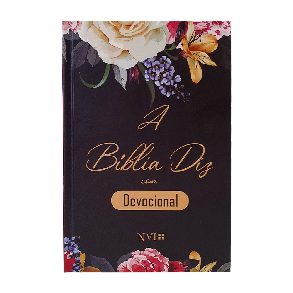 A Bíblia Diz com Devocional | NVI | Capa Flores