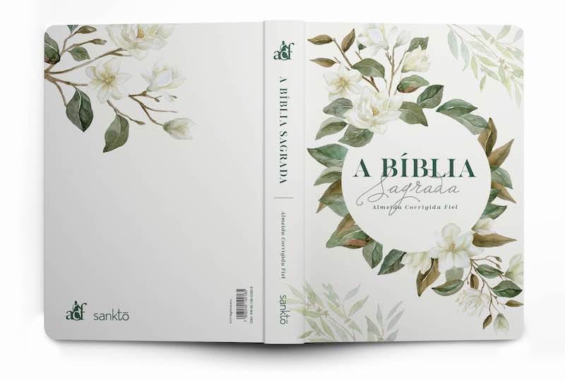 Biblia ACF Magnolia Branca - Letra Grande Soft Touch