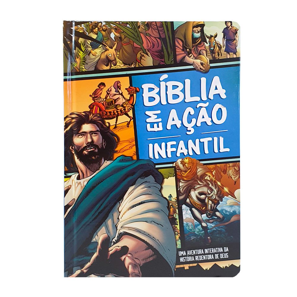 Bíblia em Ação Infantil | Capa Dura | Geográfica