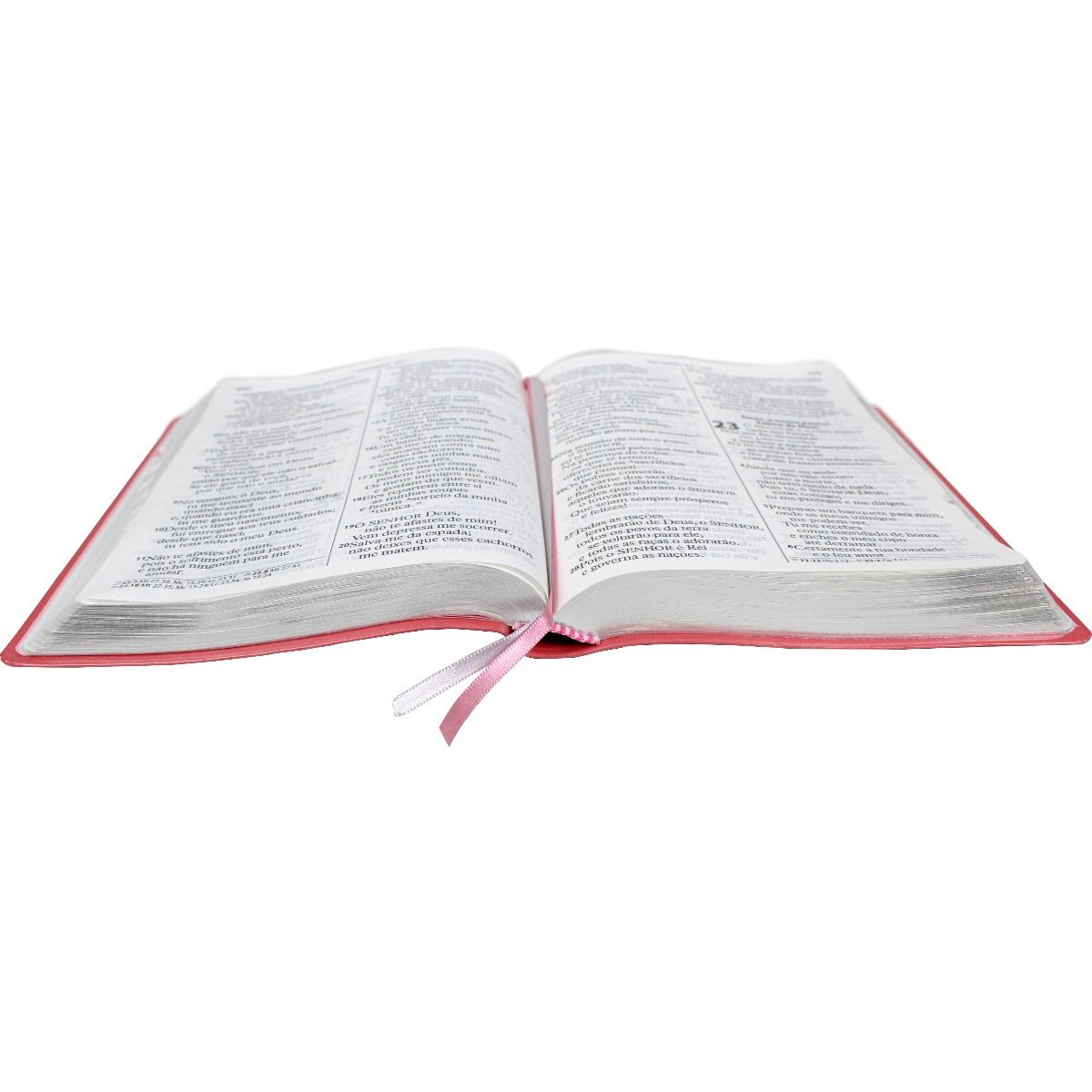 Bíblia Letra Gigante Com Índice ARC - Rosa Flor
