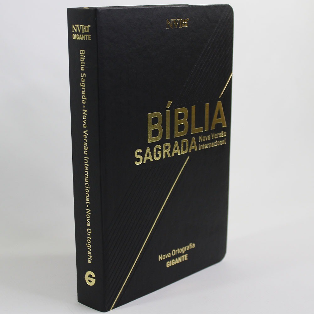 Bíblia NVI Letra Gigante 2 Cores Luxo - Nova Ortografia