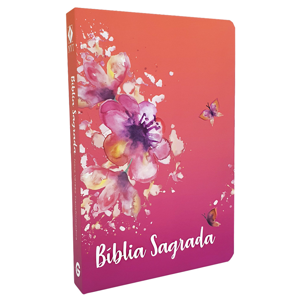 Bíblia Sagrada | NVT | Letra Grande | Capa Dura | Borboletas