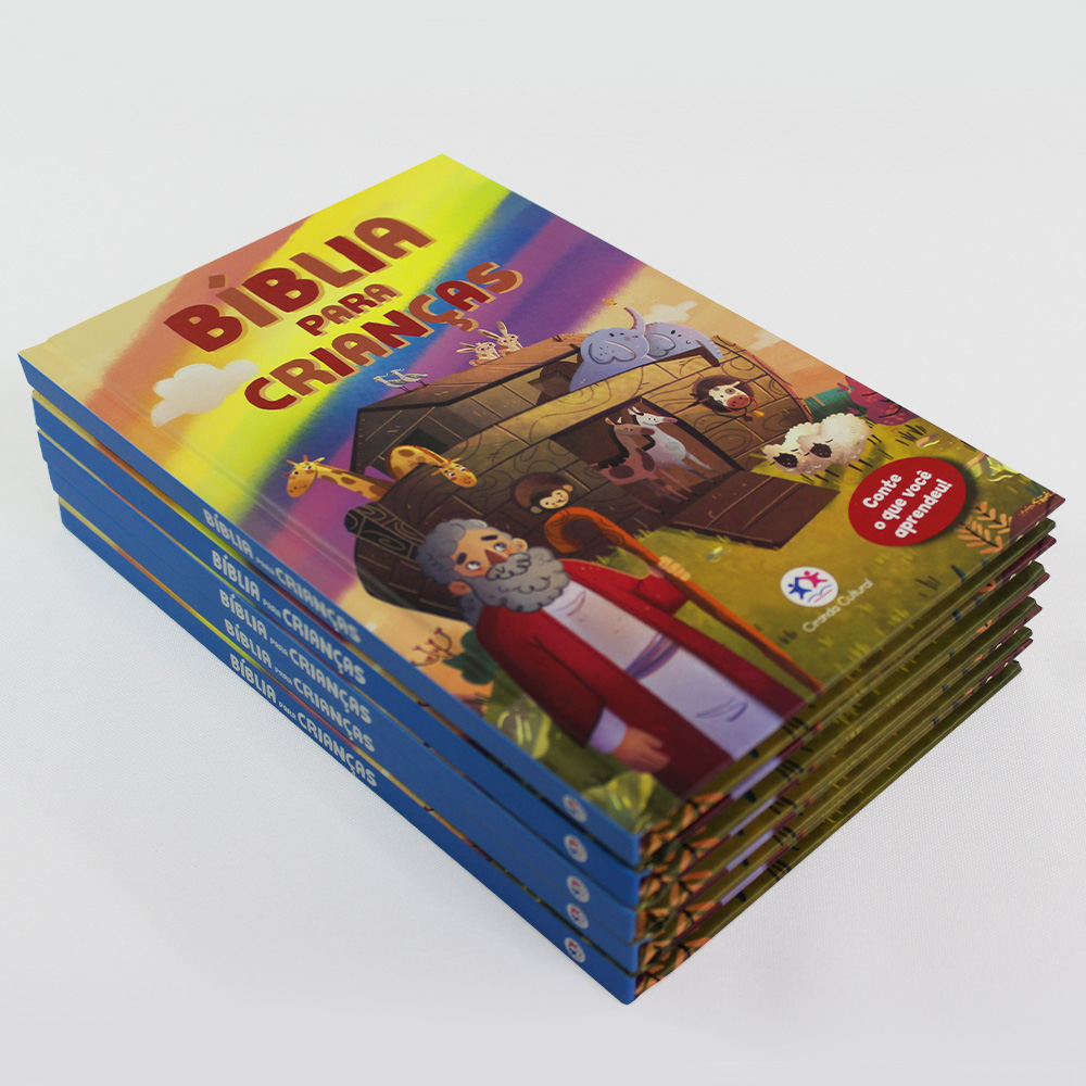 Kit 05 Livros | Bíblia Para Crianças